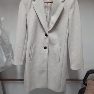 Zara Cream Women's Blazer Coat